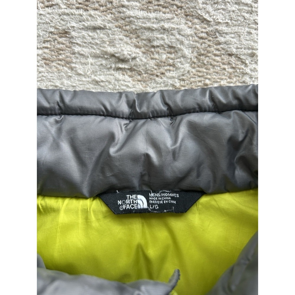The North Face Jacket Mens Large Gray 550 Down Puffer Full Zip Insulated Winter - Picture 3 of 10